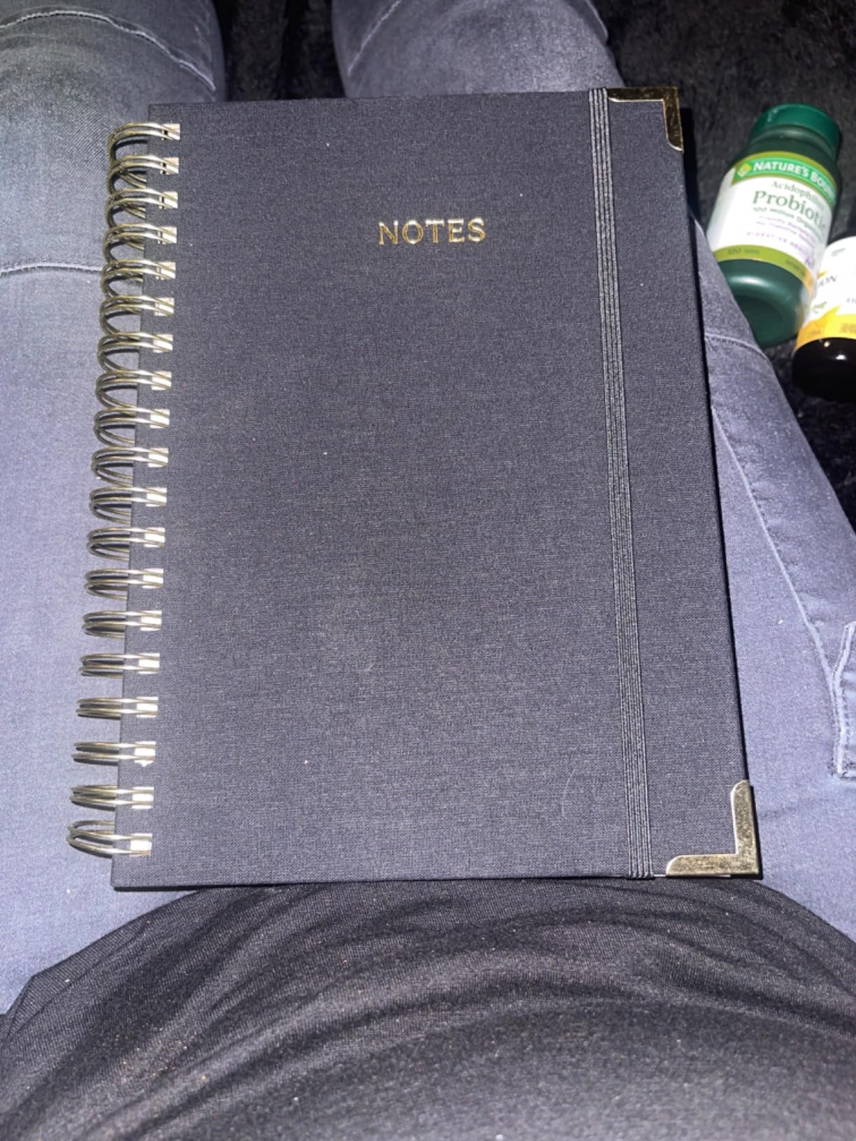 Aesthetic Thick Spiral Notebook Journal For Women in B5 Format - Modern Linen Hardcover College R... | Amazon (US)