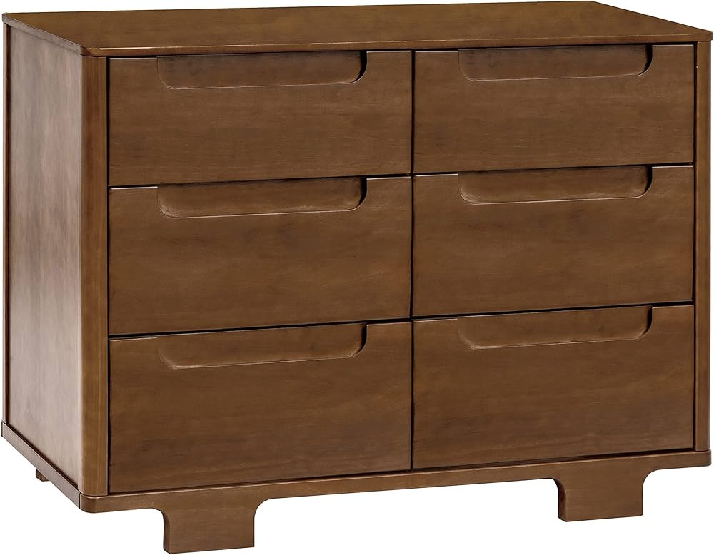 Babyletto Yuzu 6-Drawer Dresser, Natural Walnut | Amazon (US)