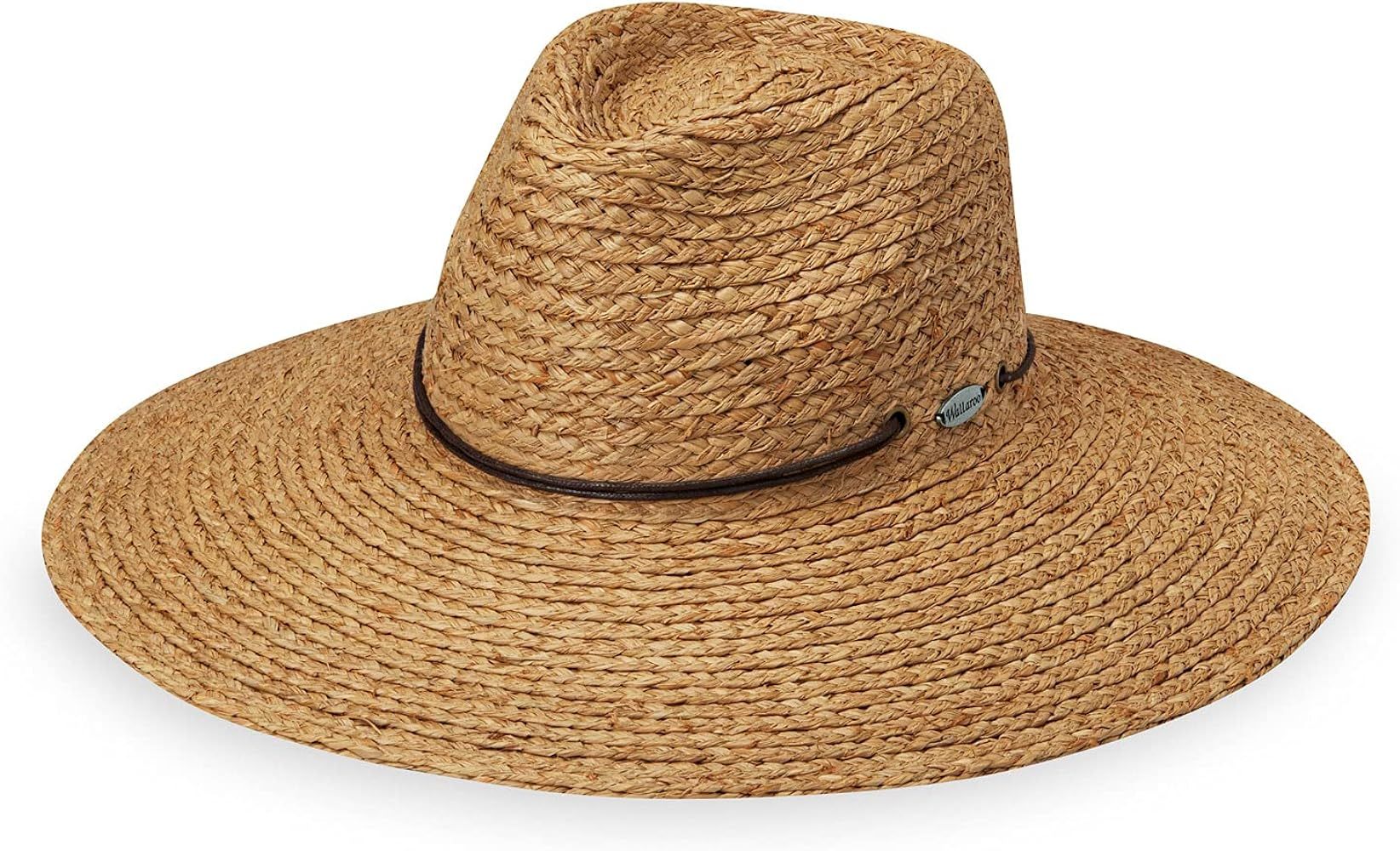 Wallaroo Hat Company Women’s Nosara Wide Brim Raffia Fedora – UPF 50+, Lightweight, Adjustabl... | Amazon (US)