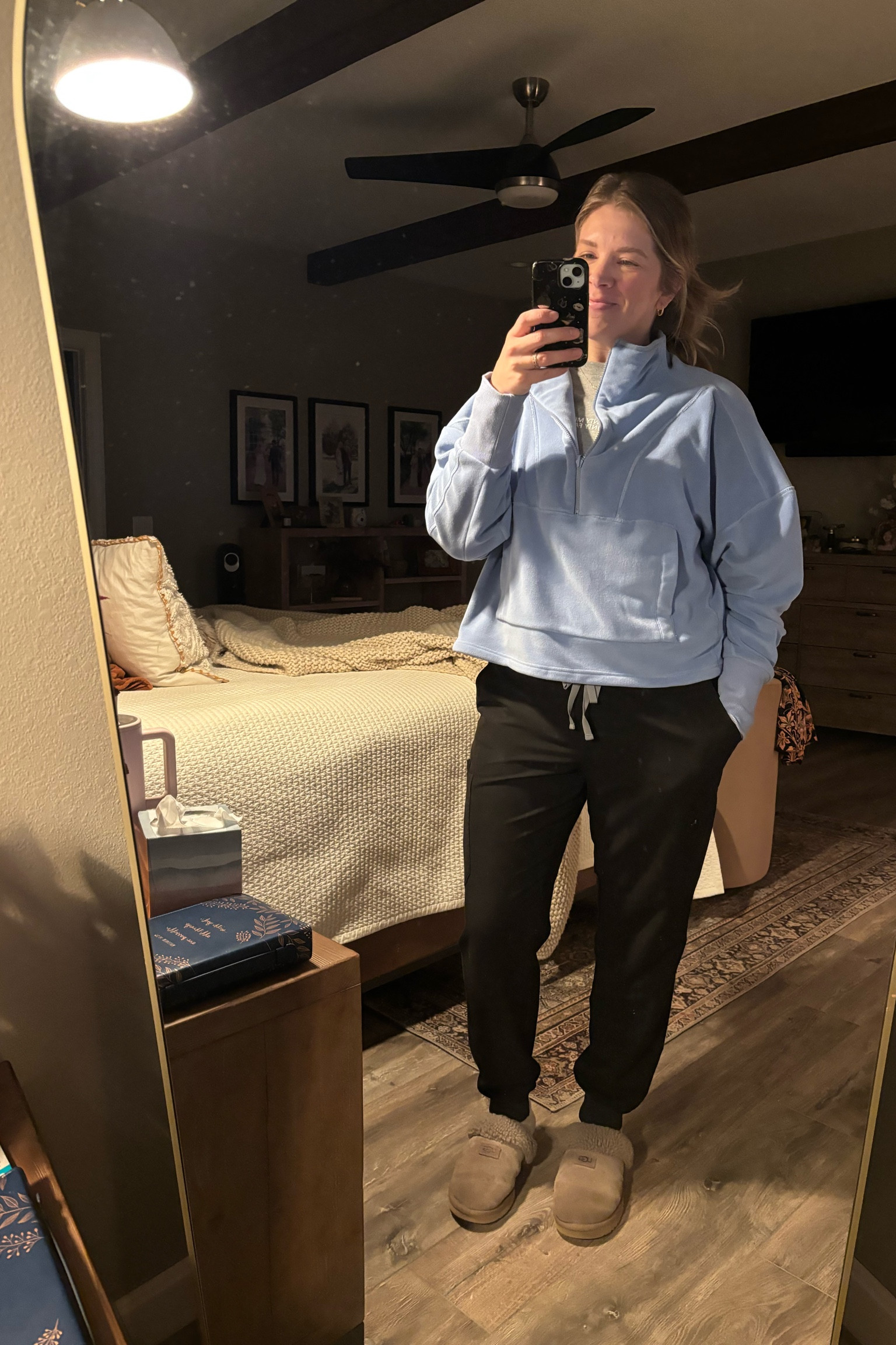 Figs on the bottom. Zyia on the top. Thankful for a job that allows for elastic pants. 

Larges in both. 5’8.

#LTKStyleTip #LTKWorkwear #LTKU