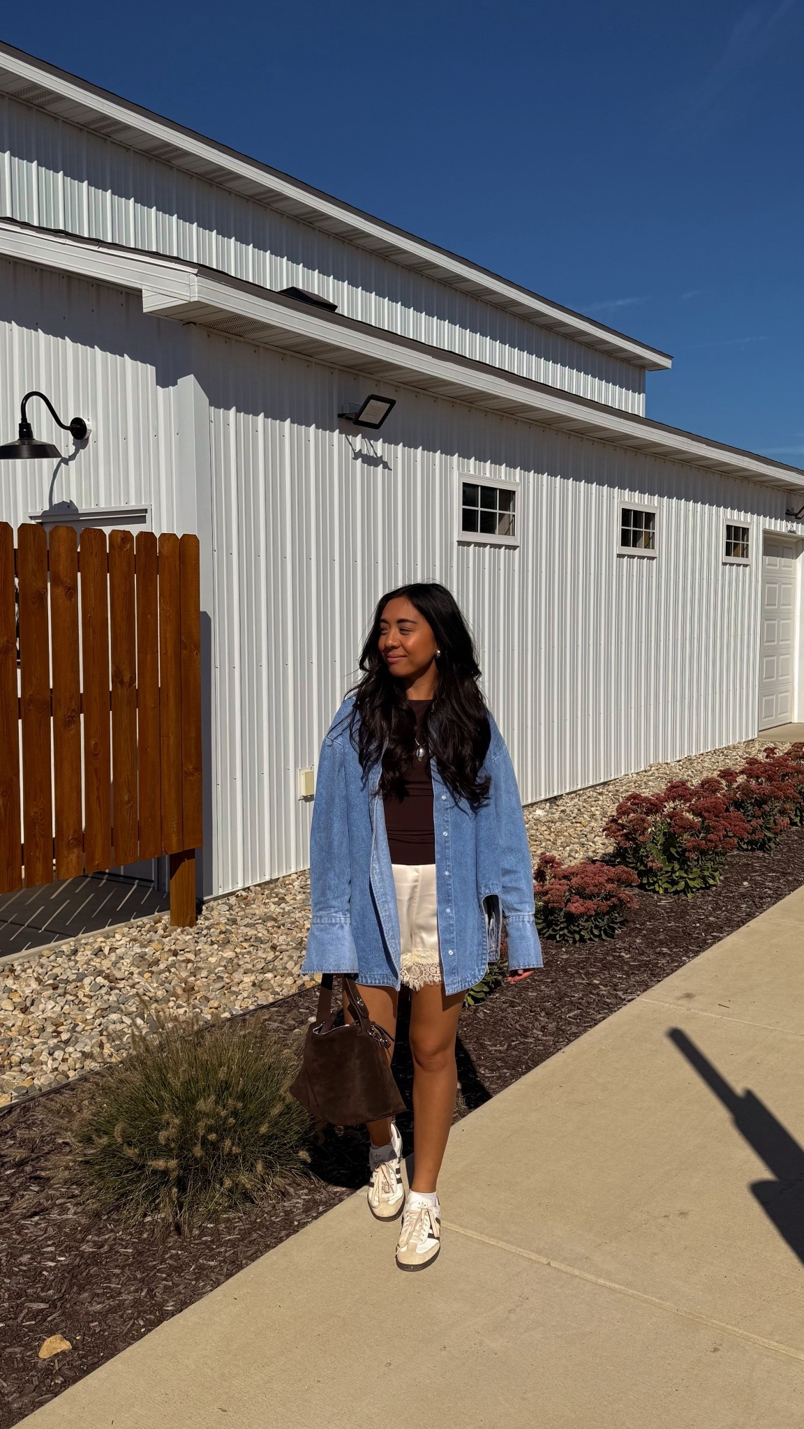 Fall outfit 🤎 wearing M shorts and S jacket

#LTKFindsUnder50 #LTKSeasonal #LTKStyleTip