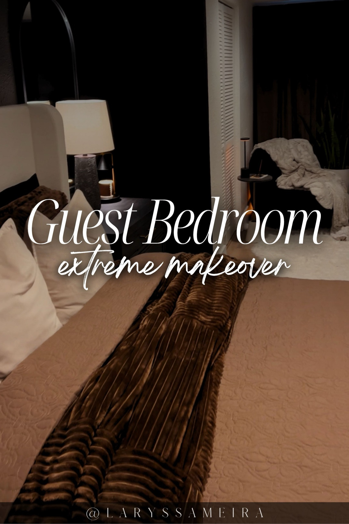 MODDY & COZY GUEST BEDROOM MAKEOVER!

#bedroom #bedroomfinds #bedroomdecor #nightstand #bed #rug #chair #bedding