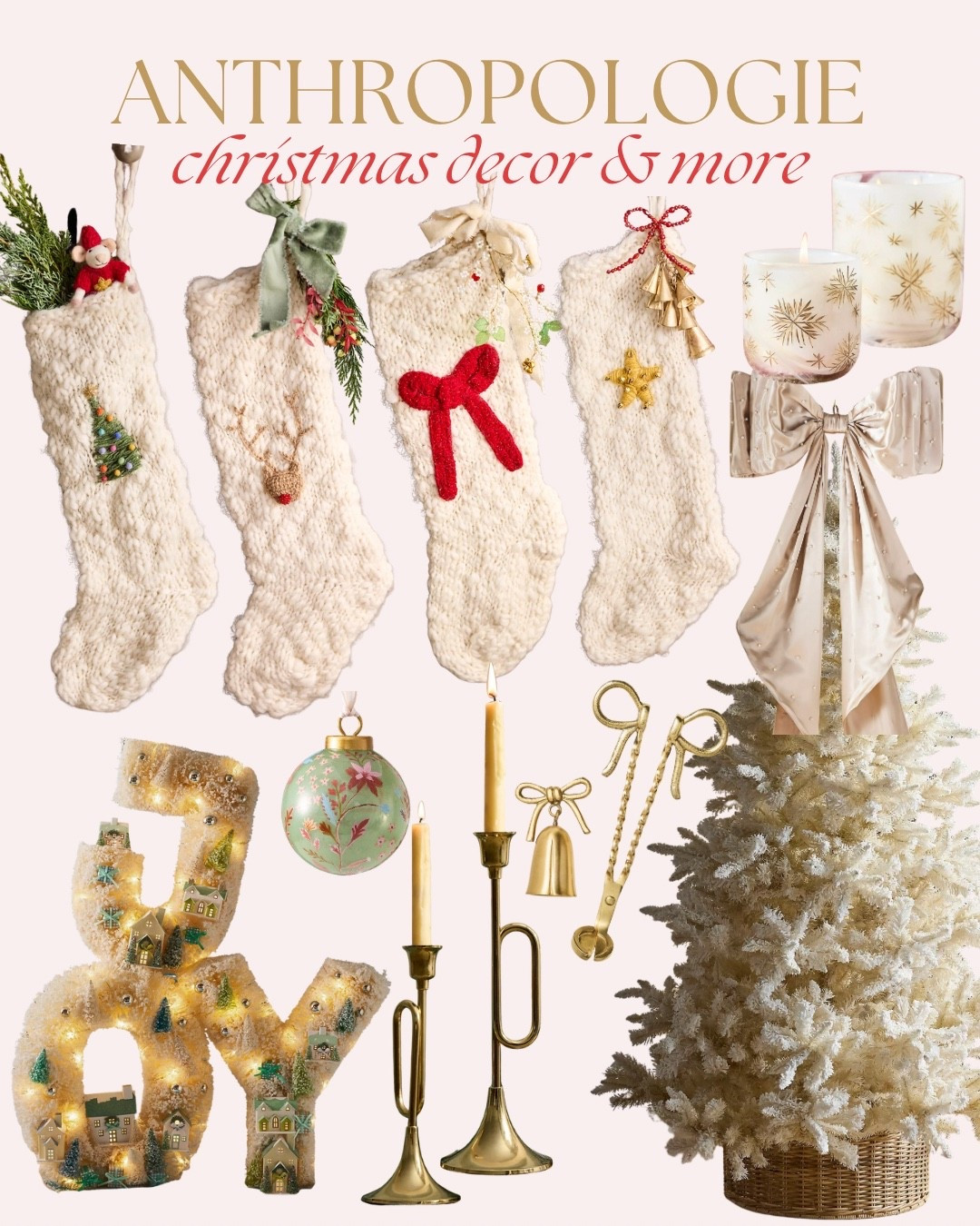 Neutral Christmas Anthropologie 

#LTKSeasonal #LTKFindsUnder100 #LTKHome