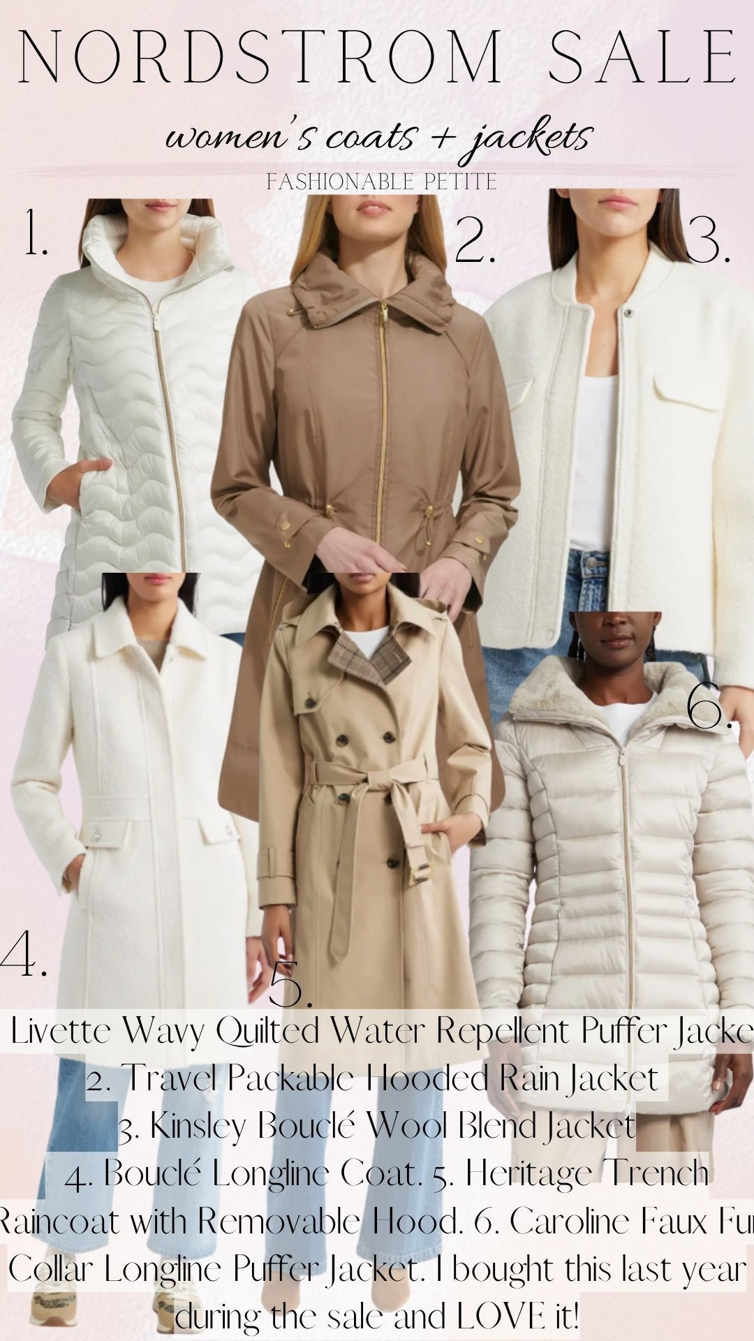 Nordstrom sale jackets and coats! I bought this quilted save the duck jacket last year and it’s one of my warmest and favorite coats I own! 

Winter coats, winter jackets, women’s coats, rain jacket  

#LTKSaleAlert