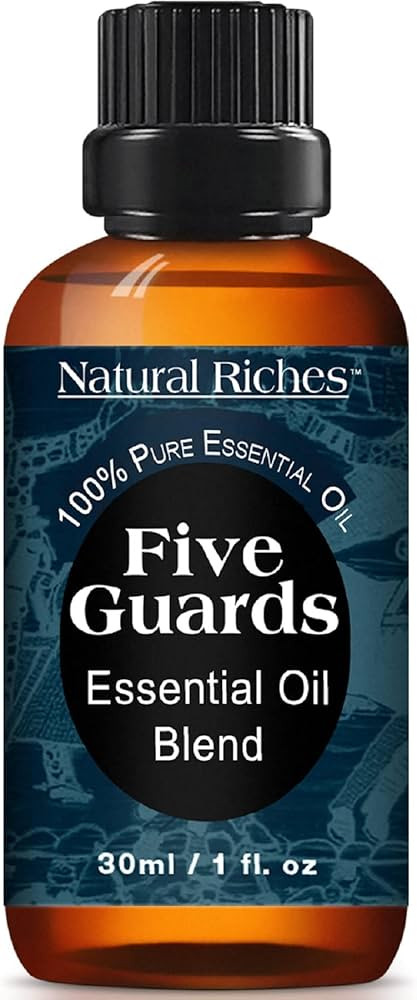 Natural Riches Five Guards Essential Oil Blend for Health Shield Aromatherapy with Clove Cinnamon... | Amazon (US)