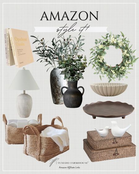 Amazon - Style it!

A collection of neutral decor pieces to style your space!

Seasonal, summer, tray, vases, neutrals, baskets, storage, books, wreaths, bowls

#LTKSeasonal #LTKHome #LTKFindsUnder50