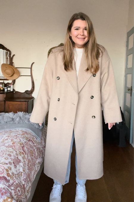 Trying this mango coat on my
Size 14, 5’2” body. I got the XL!

#LTKSeasonal #LTKcurves #LTKstyletip