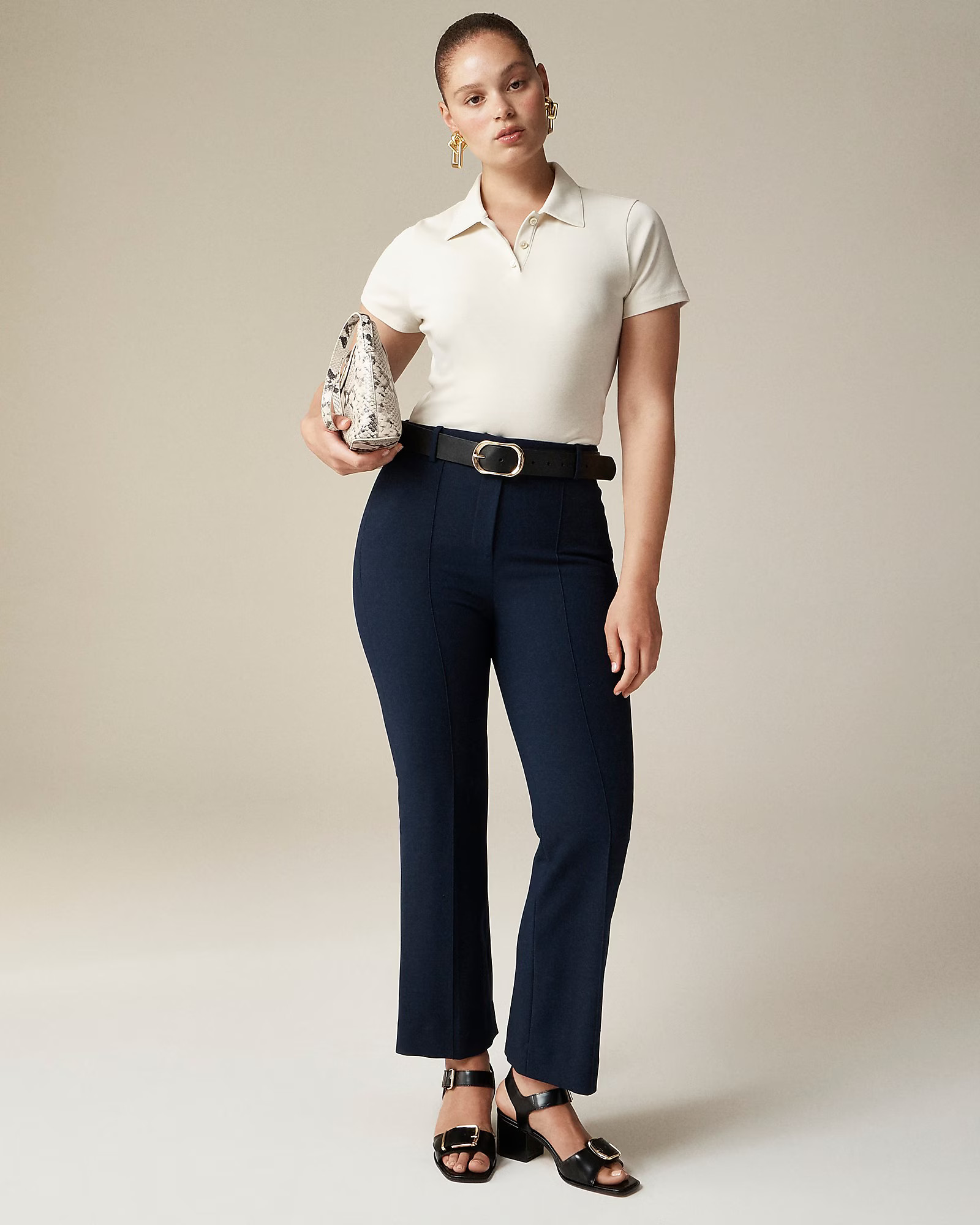 Cropped Natalia pant in four-season stretch | J. Crew US