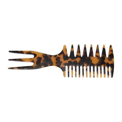 Unique Bargains 3 in 1 Fish Bone Hair Comb Brown 1 Pc | Target
