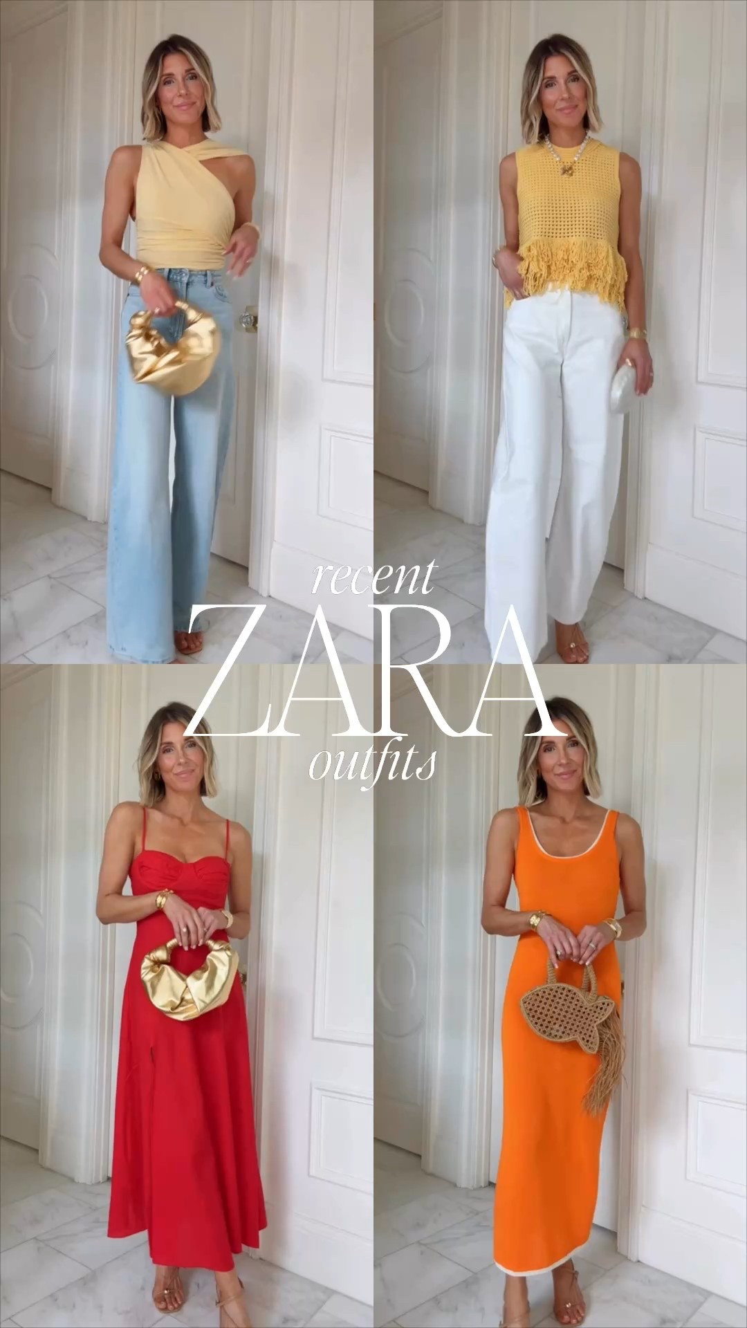New arrivals for summer from Zara. I'm wearing size xs in tops and size 4 in jeans 

#LTKFindsUnder100 #LTKFindsUnder50