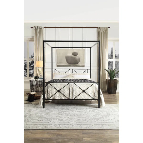 Edmont Low Profile Canopy Bed | Wayfair North America
