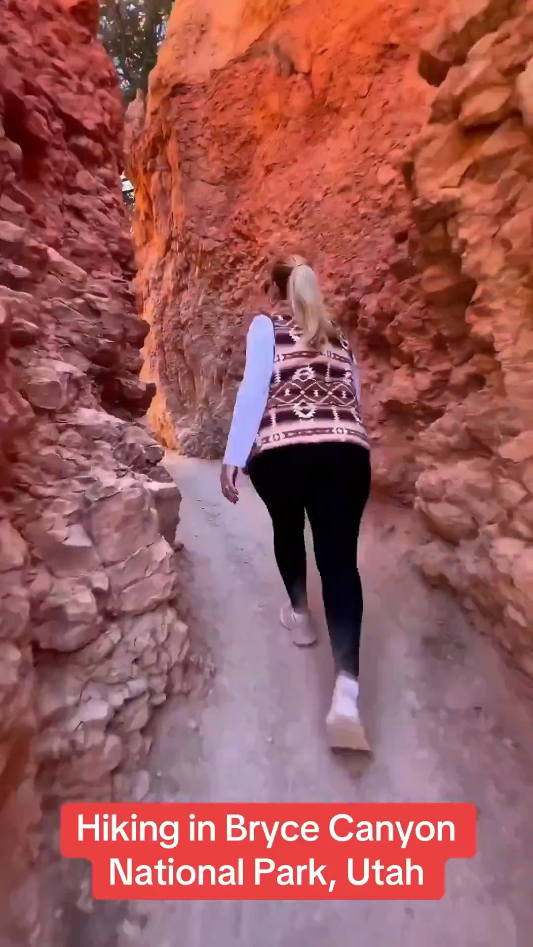 🏜️BRYCE CANYON NATIONAL PARK: I’m sharing the Navajo Loop Queen’s Garden Trail if you’re looking for an amazing hike.

🚶🏼‍♀️‍➡️We started at Wall Street winding back and forth through unique hoodoos and towering canyon walls. 

🙌🏼We ended this portion of the hike at Sunrise Point. Beautiful scenery overload!

🫶🏻My sherpa vest kept me nice and warm on this chilly morning. Love the southwestern Aztec print too. Wearing a medium. Fits true to size. 

👏🏼CASUAL OUTFIT: @amazonfashion
🕶️ SUNGLASSES: @quayaustralia
👟SNEAKERS: @hoka

#brycecanyon #brycecanyonnps #brycecanyonnationalpark #brycecaynonutah #hoodoos #visitutah #utah #visitbrycecanyon 
#fallfashion #fallstyle #hoka #findyourquays #amazonfashion #founditonamazon #aztecprint #southwesternstyle #southwesternfashion #casualoutfitideas #hiking #hikingstyle

#LTKSeasonal #LTKOver40 #LTKSaleAlert #LTKTravel #LTKgrwm #LTKootd #LTKMidsize #LTKActive #LTKU #LTKfitnessgoals #LTKvlog
