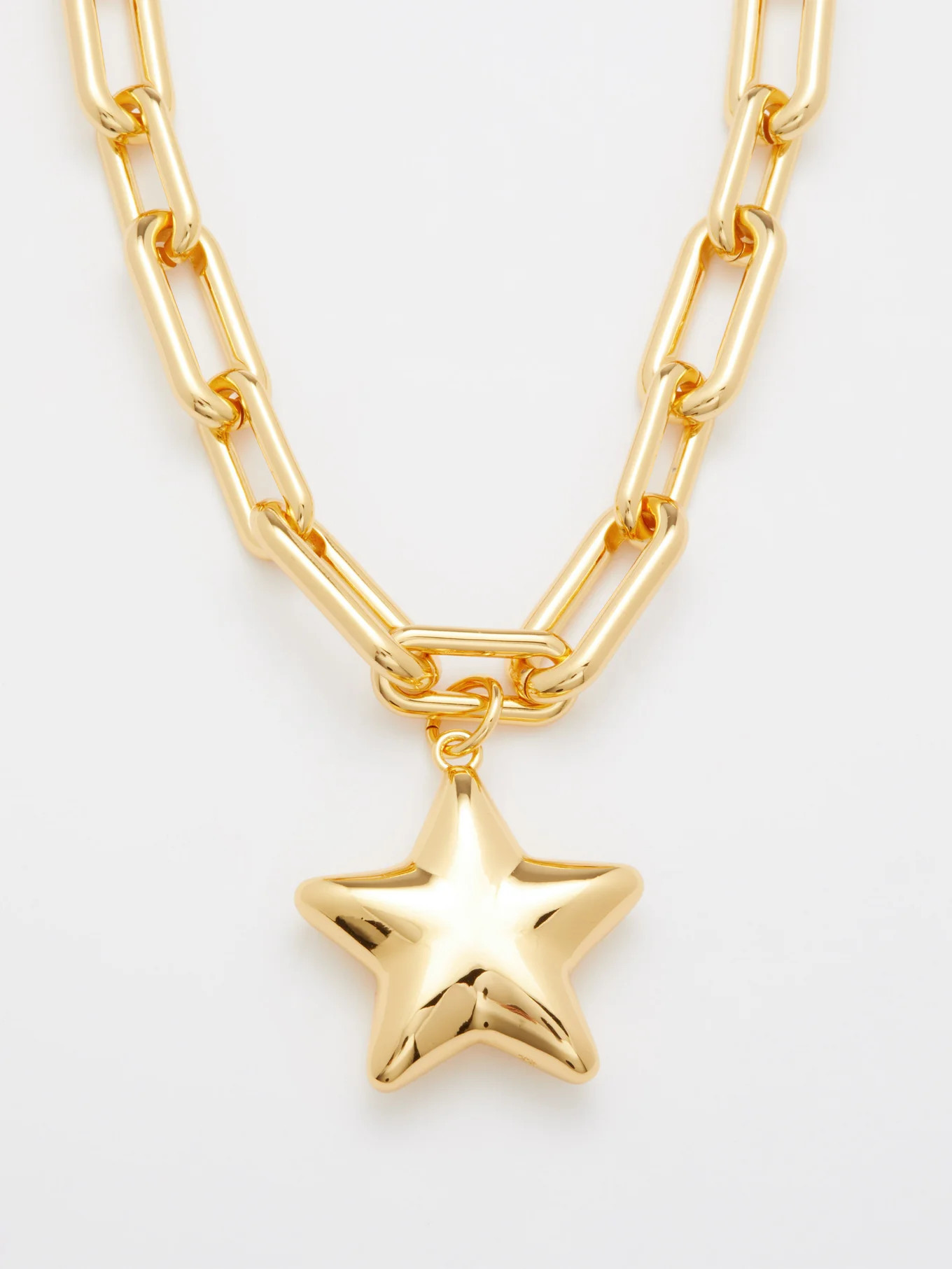 Star-pendant gold-plated choker | Matches (US)