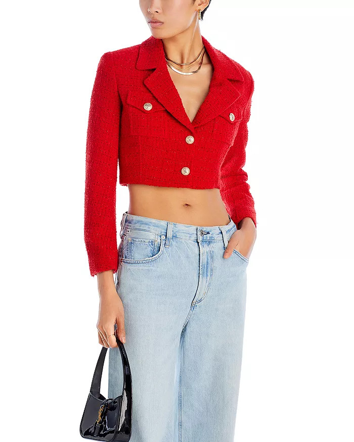 Norah Tweed Cropped Blazer | Bloomingdale's (US)