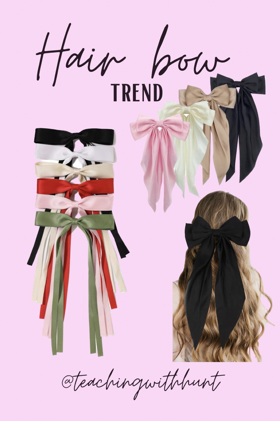 HAIR BOW TREND // amazon // ships and arrives before Christmas 


Teacher
Trend
Bow
Amazon 

#LTKGiftGuide #LTKHoliday #LTKSeasonal