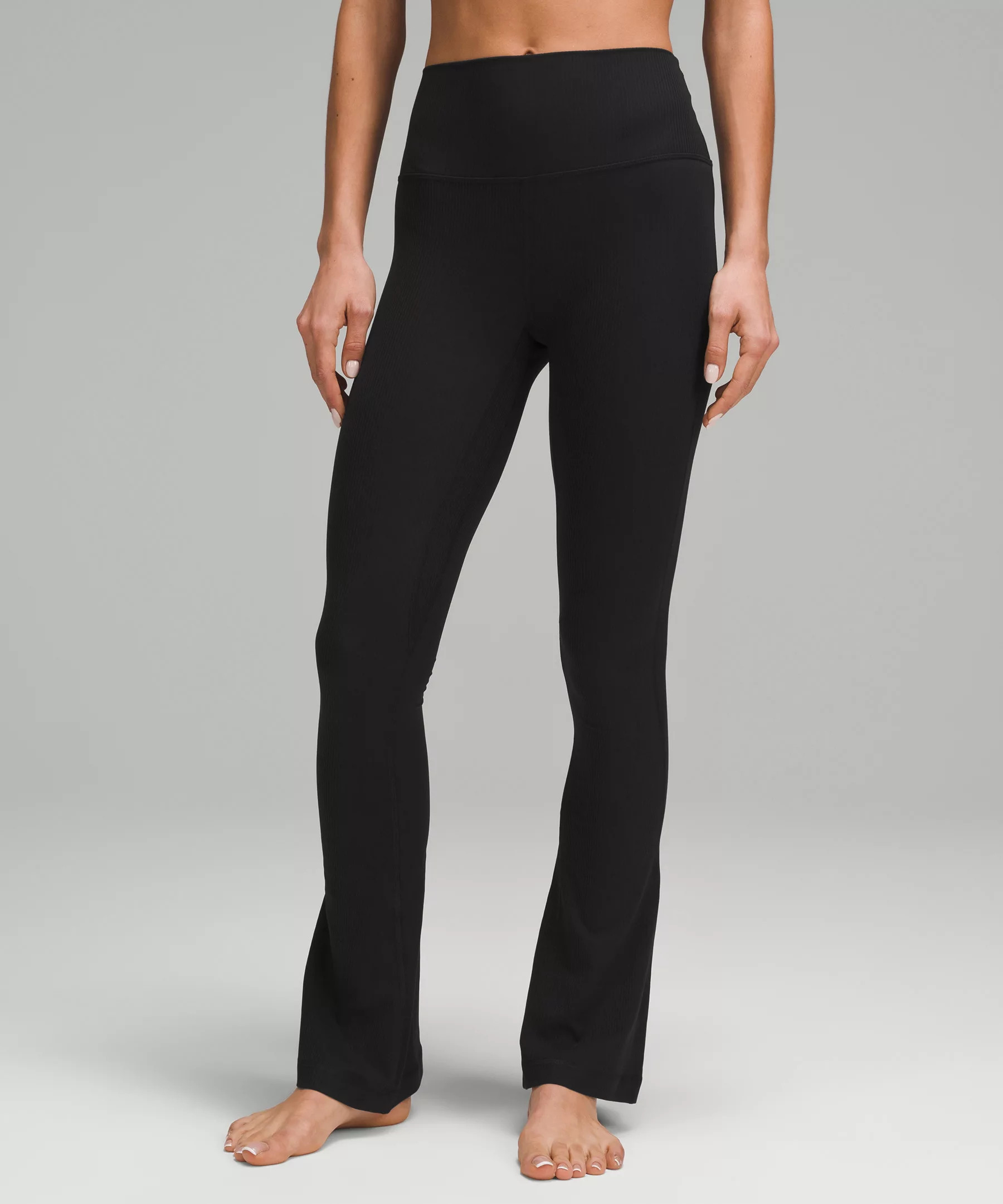 lululemon Align™ High-Rise Ribbed Mini-Flare Pant *Regular | Women's Leggings/Tights | lululemo... | lululemon (CA)