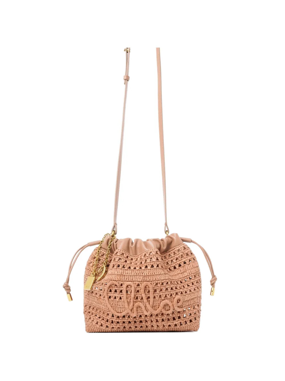 Chloé Summer Banana logo-embroidered Woven Mini Bag | Neutrals | FARFETCH AU | Farfetch Global