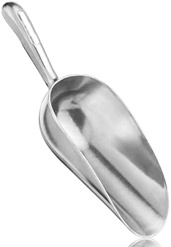 Cast Aluminum Utility Scoop, 5-Ounce - Round Bottom, Small ice scoop For Multi-Purpose Use, With ... | Amazon (US)