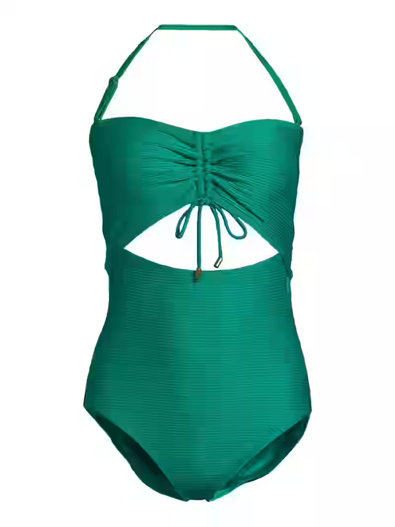 Time and Tru Women's and Women’s Plus Cutout One Piece Swimsuit, Sizes XS-3X | Walmart (US)