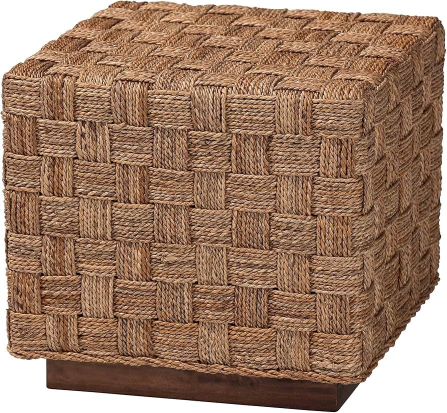 bali & pari Karina Natural Seagrass End Table | Amazon (US)