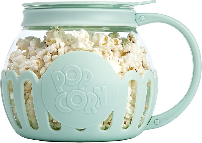 Ecolution Patented Micro-Pop Microwave Popcorn Popper with Temperature Safe Glass, 3-in-1 Lid Mea... | Amazon (US)