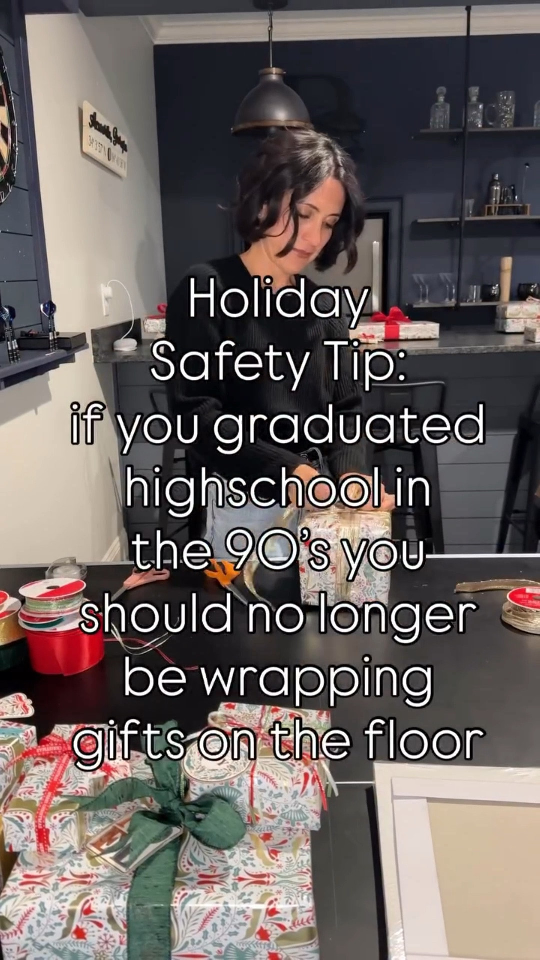 My ping-pong table is my wrapping assistant this year. Zero shame, 100% efficiency🙌🏻
Linking my wrapping paper, ribbons, boxes & gift tags here because cute supplies = half the joy of gifting! 🎄✨

#momsover40 #holidaymomlife #momhumor #relatablemomhacks #holidaywrapping #christmaswrappingideas #holidayorganization #over40community #momlifeover40 #festivemomlife #holidayprep #christmasgifts #wrappingstation #holidaytips #holidaycontent #christmasathome #holidayinspo #momsoftiktok #instagrammoms #everydaymomlife #holidayreels #over40style #over40influencer #momcreators #holidayaesthetic #christmasvibes #festivefun #holidayhacks #christmas2025 #momhacks

#LTKHoliday #LTKmomlife #LTKGiftGuide