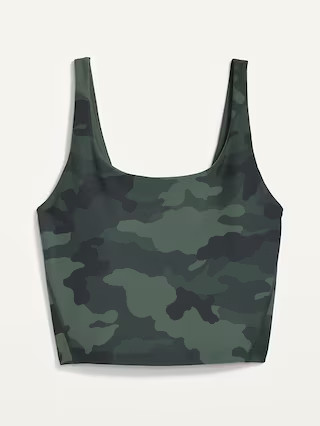 Light Support PowerSoft Longline Sports Bra | Old Navy (US)