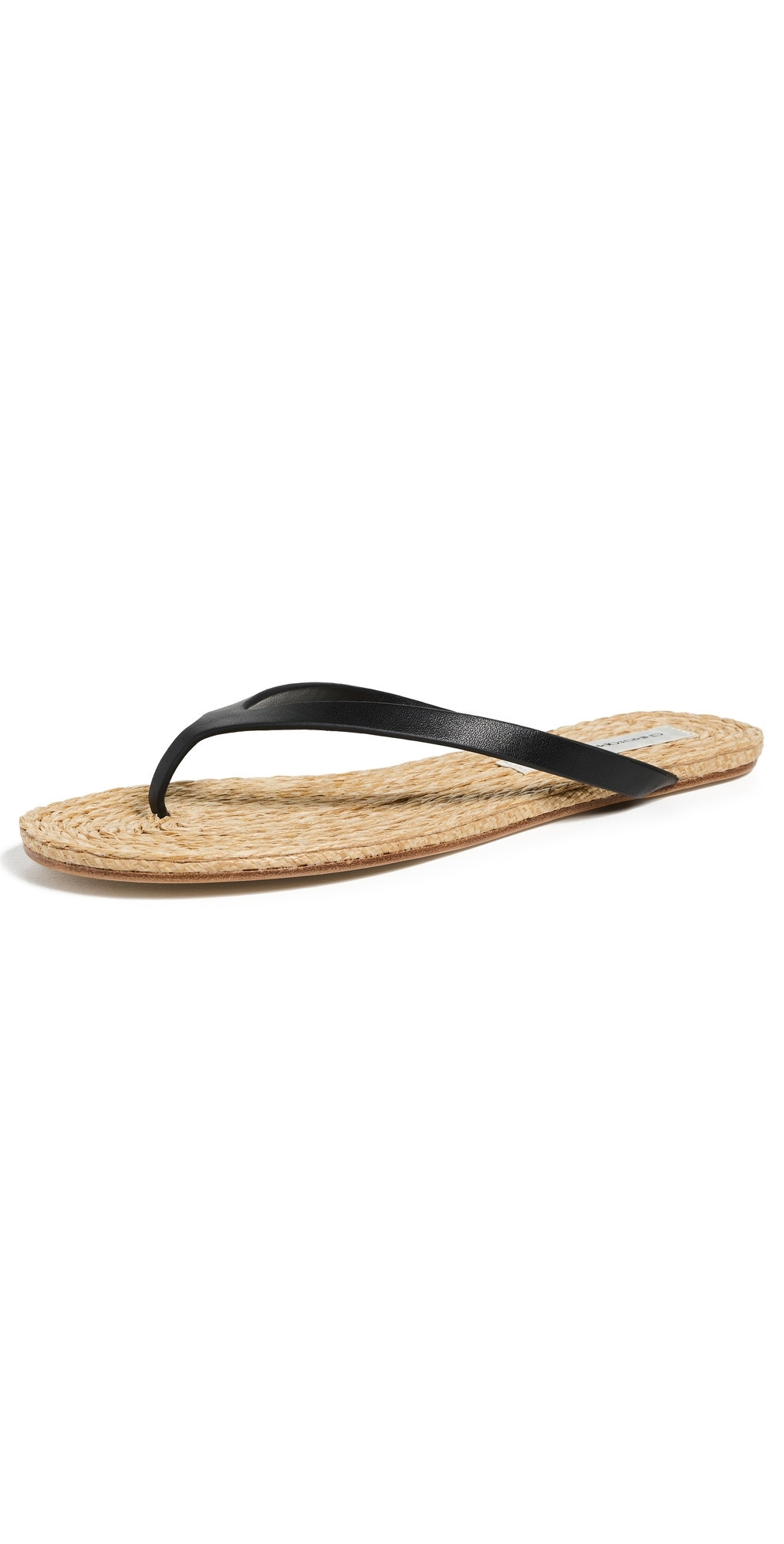 Christopher Esber Palma Flip Flops Black/Natural 41 | Shopbop
