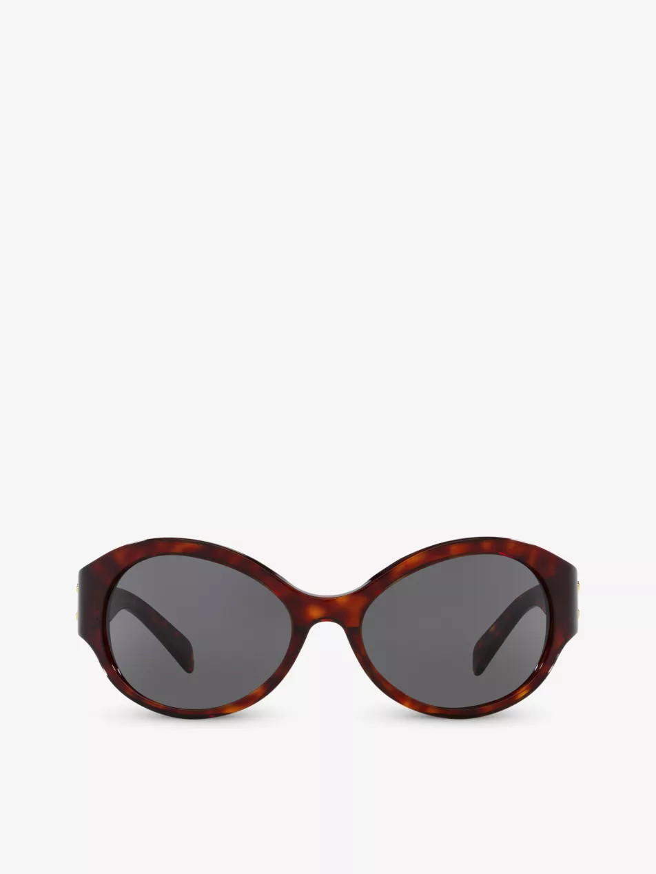 CL40271I Triomphe oval-frame acetate sunglasses | Selfridges