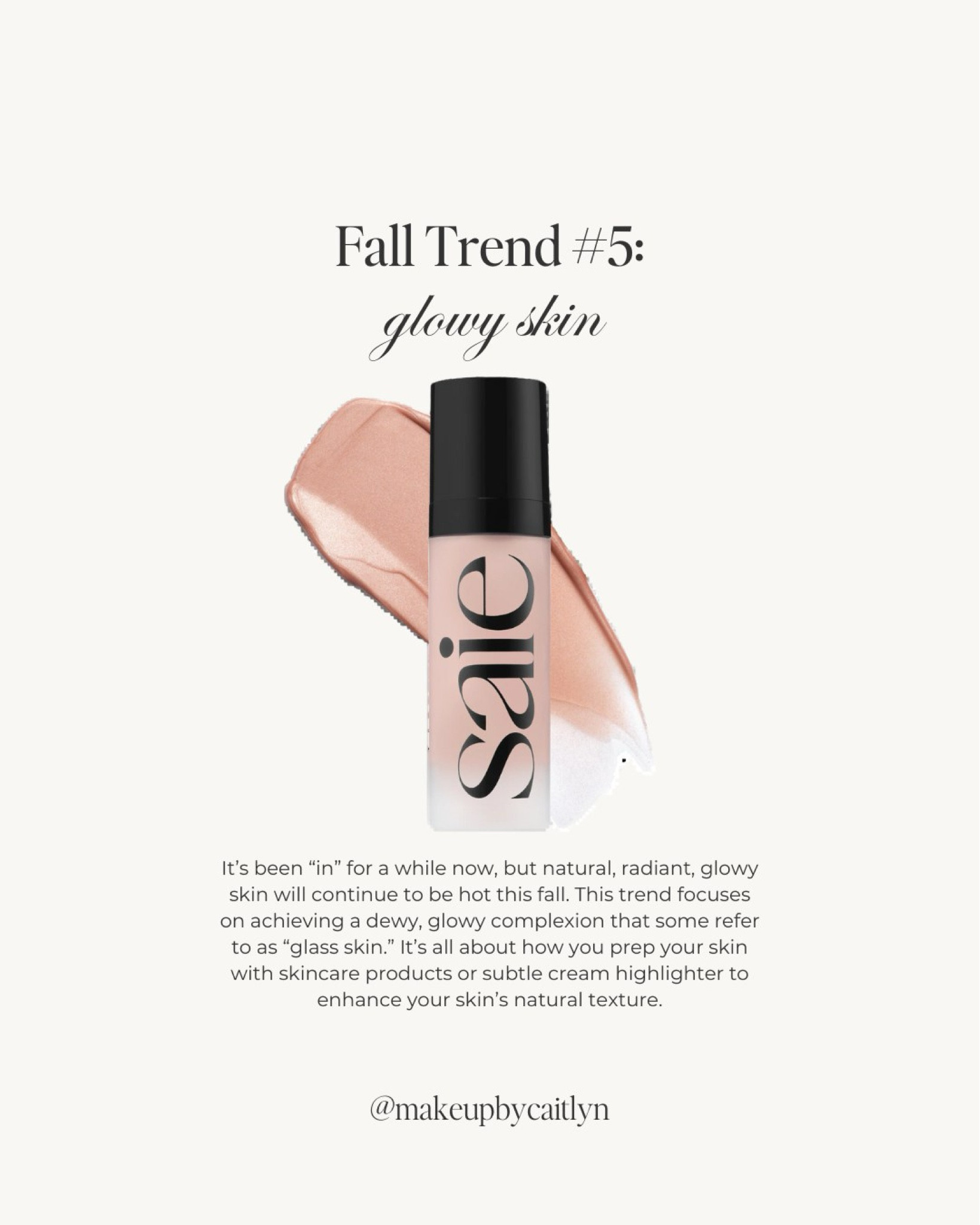fall makeup // glowy skin // saie glowy super gel

#LTKBeauty
