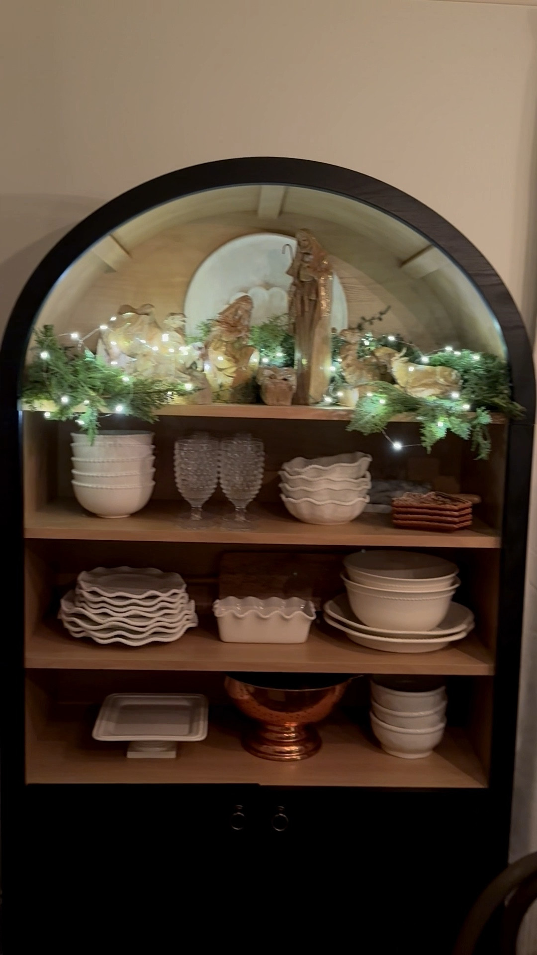 Unfortunately I don’t have a great spot for my Nativity in the house so for now it’s here in our kitchen...

#LTKHoliday #LTKHome #LTKSeasonal