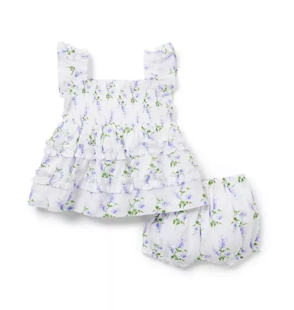 The Emily Floral Smocked Baby Set | Janie and Jack