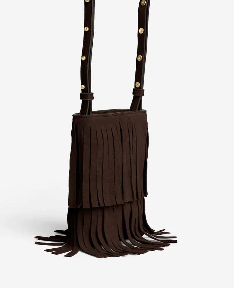Fringe Crossbody Pouch Bag | Kenneth Cole