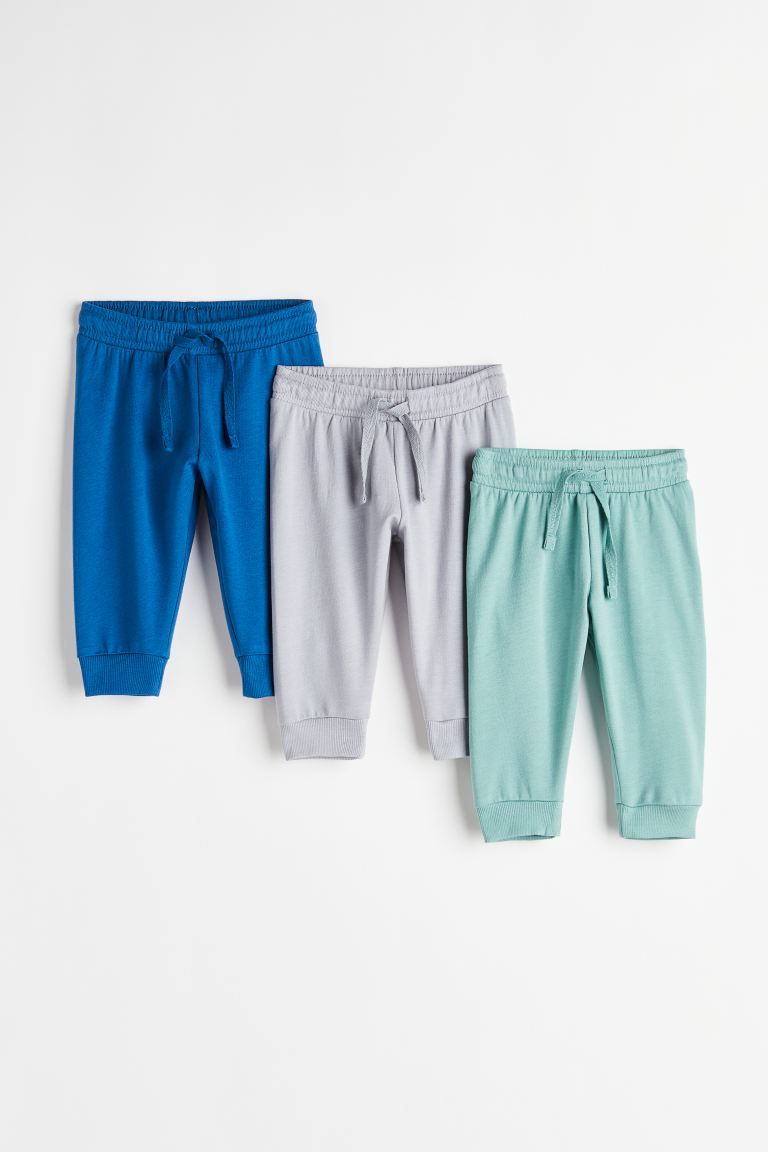 3-pack cotton joggers | H&M (UK, MY, IN, SG, PH, TW, HK)