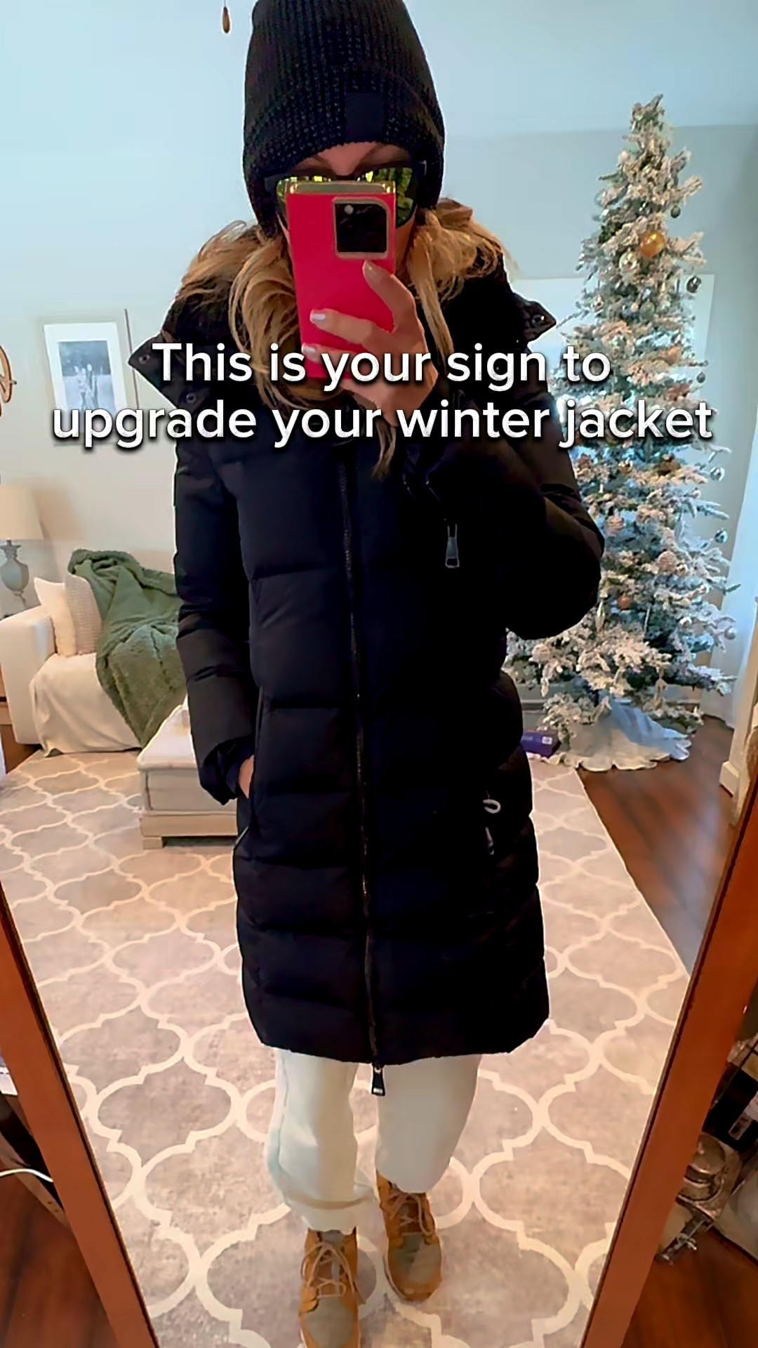 Sam Long Black Puffer Jacket | Cozy Winter OOTD
⸻
My go-to winter jacket of the day ❄️
This Sam long puffer jacket is warm, lightweight, and easy to style with casual winter outfits. I love the longer length for extra coverage and warmth, making it perfect for everyday wear, school drop-off, errands, and cold weather walks.

Styled here with relaxed joggers and cozy winter boots for a casual, effortless OOTD. If you’re looking for a black puffer jacket that’s practical but still polished, this one is a staple.

Perfect for:
• Cold weather outfits
• Casual winter style
• Everyday mom outfits
• Winter capsule wardrobe

Linked on LTK for sizing and details 🤍

#LTKSeasonal #LTKgrwm #LTKootd