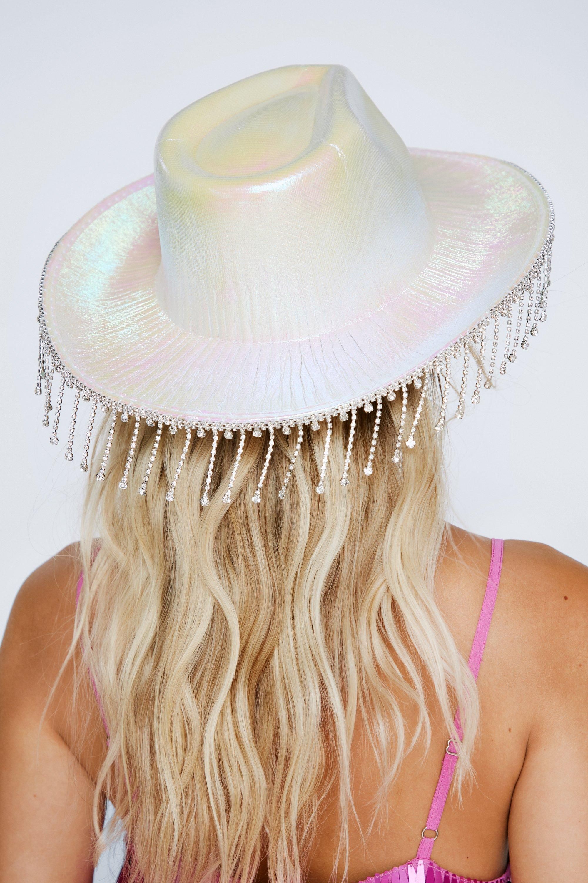 Diamante Tassel Trim Cowboy Hat | Nasty Gal (US)
