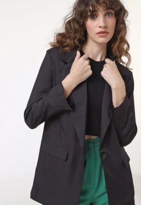 Blazer Only Alfaiataria Preto | Dafiti (BR)