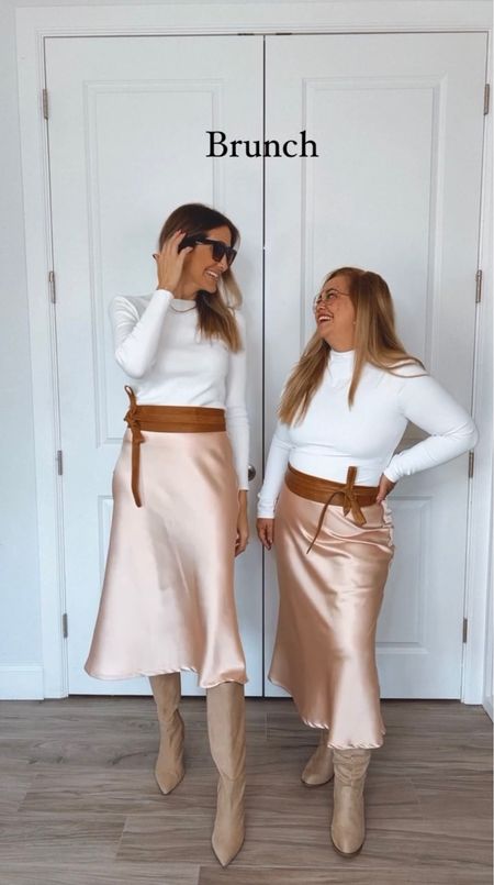 Brunch outfit idea
It’s so gorgeous and flattering 
Fits true to size 
I’m wearing a size small 
Eveline is wearing a size large 

#LTKunder100 #LTKshoecrush #LTKstyletip