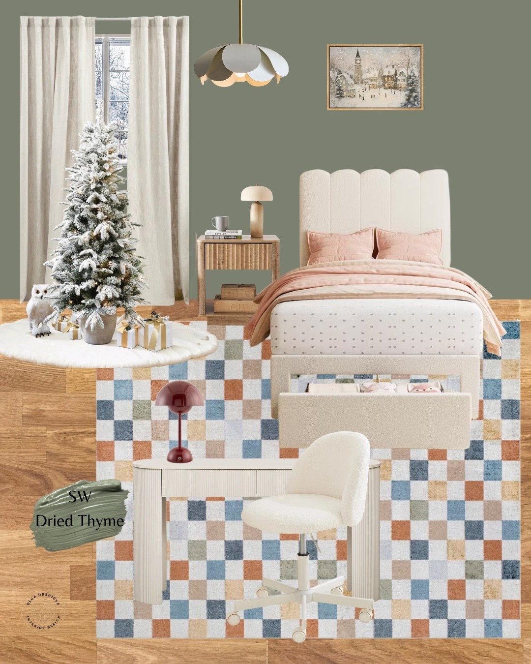Gorgeous teen/student bedroom! Checkered rug, white curvy desk, upholstered desk chair, affordable upholstered storage bed, mushroom lamp, affordable nightstand. #homedecor #teenbedroom #wayfair 

#LTKSeasonal #LTKHome #LTKKids

#LTKHoliday #LTKKids #LTKHome