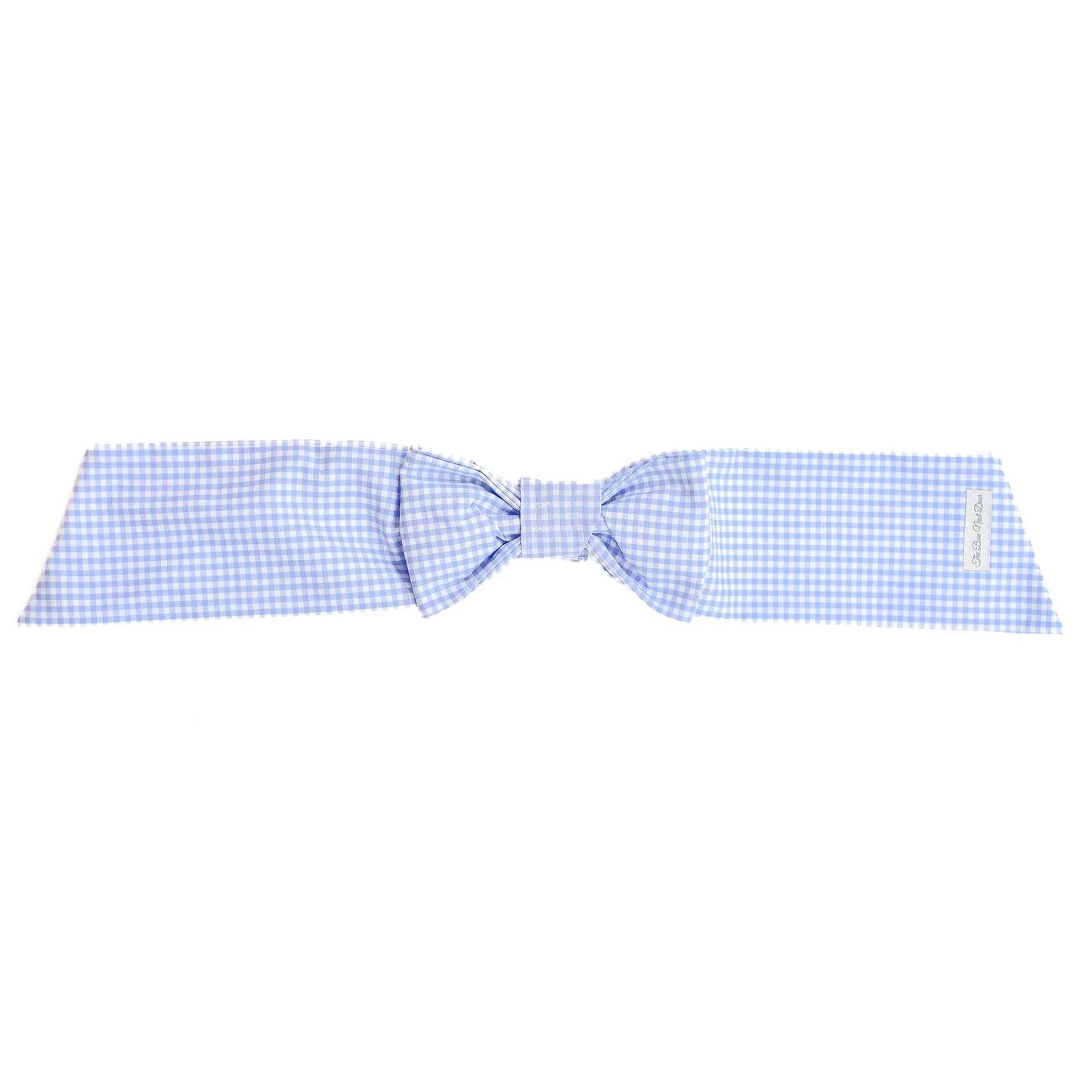 The Bow Next Door Blue Gingham Easter Basket Bow | JoJo Mommy