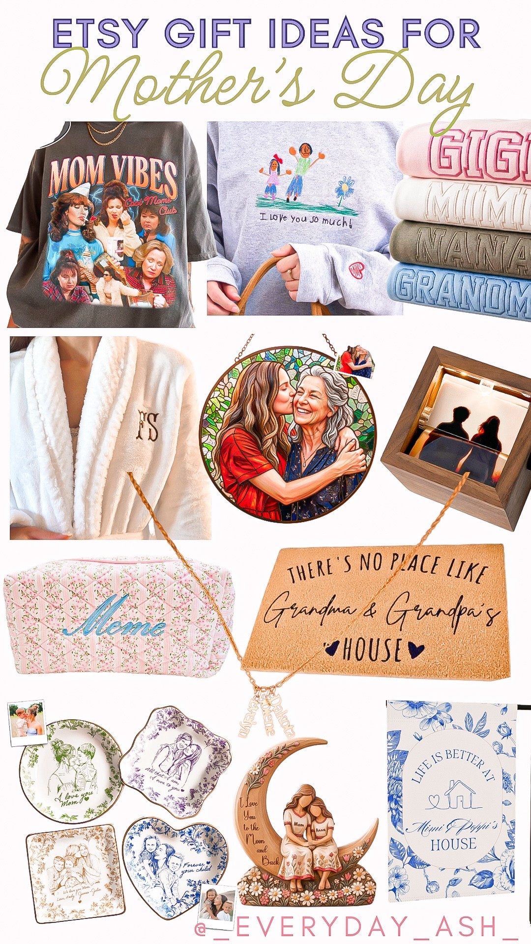 ETSY // Mother’s Day gifts 🎁 

Etsy gifts, Mother’s Day gifts, personalized gifts, gifts for her, gifts for mom 

#LTKMothersDay #LTKmomlife