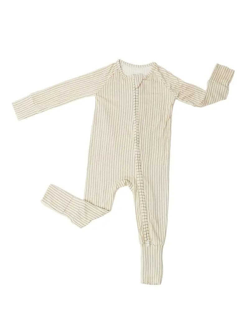 Bamboo Fiber Soft Comfy Onesie Toddler Baby's Striped Print - Temu | Temu Affiliate Program