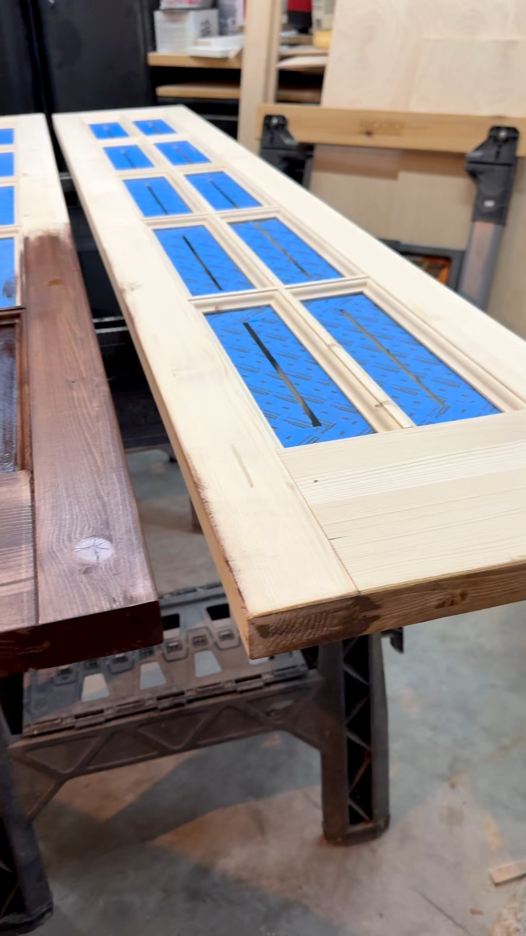 Turning these raw French doors into walnut French doors! 

#LTKSaleAlert #LTKHome