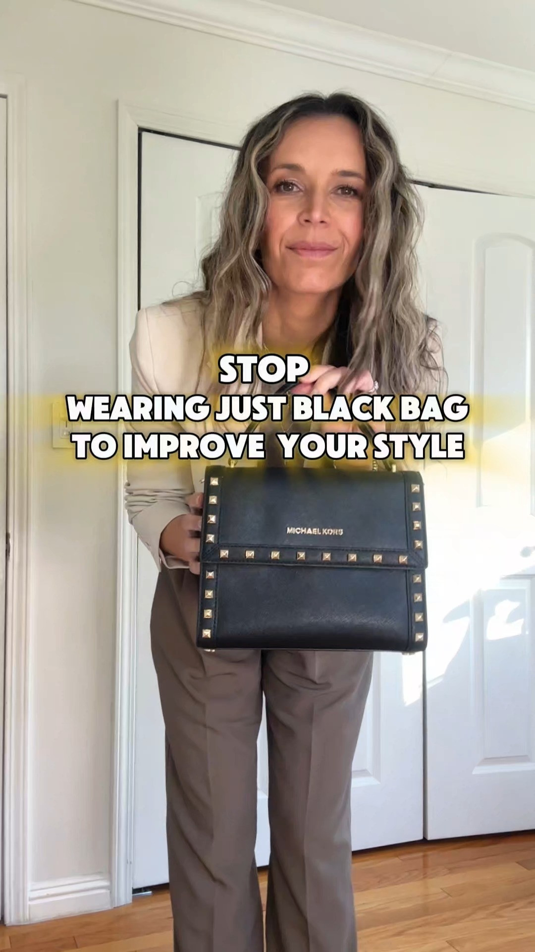 Beautiful leather taupe bag. Great craftsmanship and attention to detail. This is the Parisian brand and bags are made in Italy. 

Taupe brown pants sz S Ling
I’m 5’5” 122 lbs 
Crop blazer sz 4
Cashmere sweater sz S
Fisherman v neck sweater sz S

Wide leg jeans sz 4

Sneaker true to size - i suzed down 1/2 sz because I wear thin socks

 

#LTKItBag #LTKFindsUnder50 #LTKWatchNow