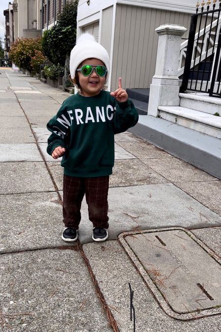 Only a couple sizes left in Emilio’s San Francisco sweatshirt! Also linking his hat, sneakers 👟 and a San Francisco sweatshirt I just ordered for myself! 

#LTKkids #LTKfamily