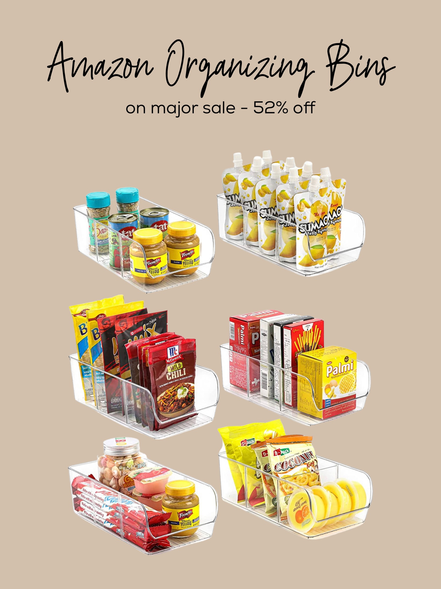Major sale organizing bins! 

#LTKsalealert #LTKhome