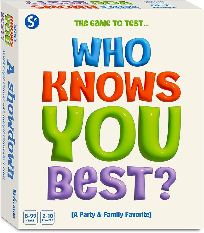 Skillmatics Who Knows You Best? Hilarious Family Card Game for Christmas, Game Nights & Parties f... | Amazon (US)