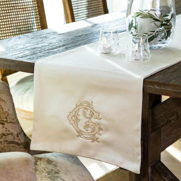 Ivory Table Runner | Fig and Dove