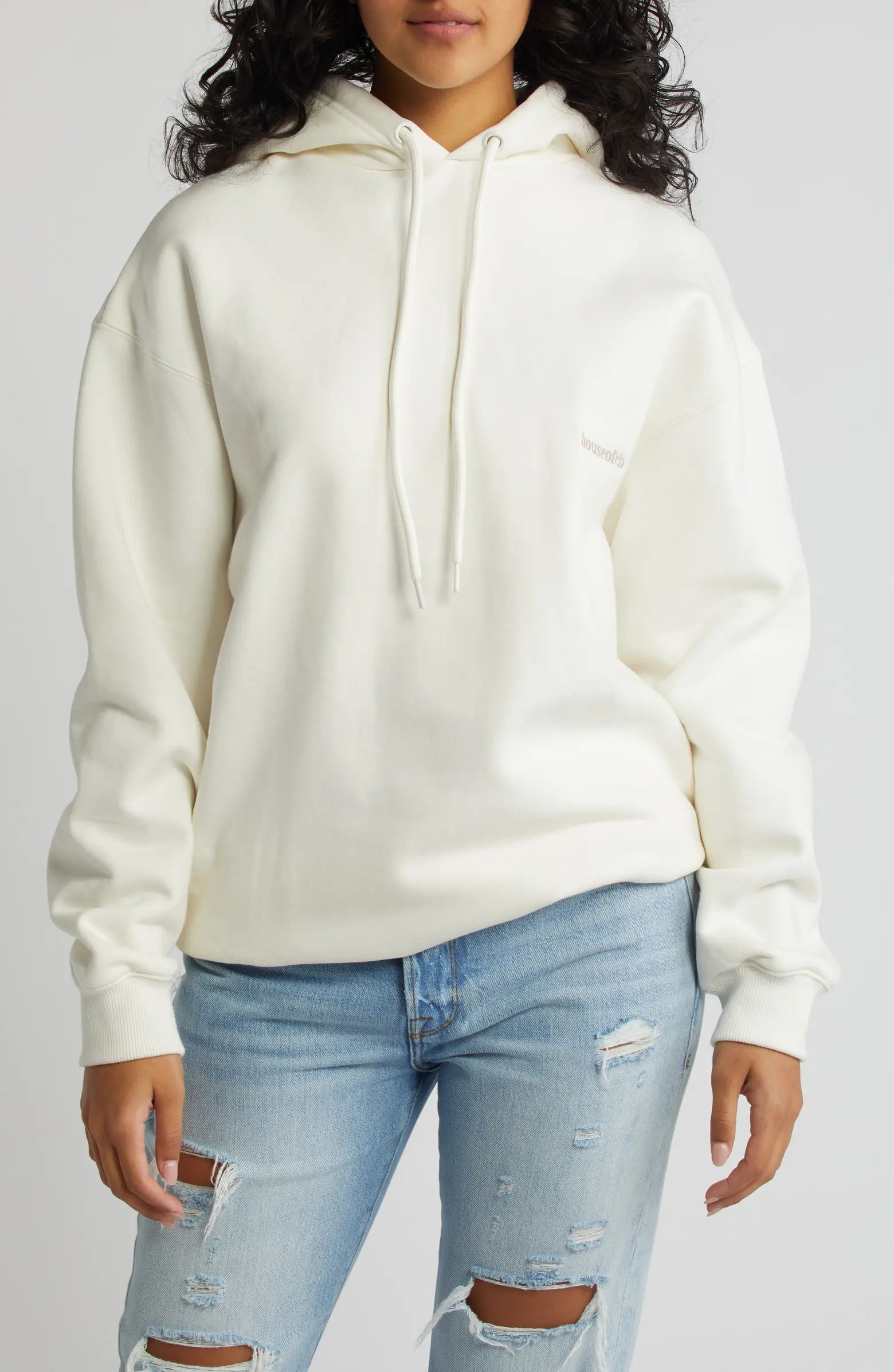 HOUSE OF CB Oversize Cotton Hoodie | Nordstrom | Nordstrom