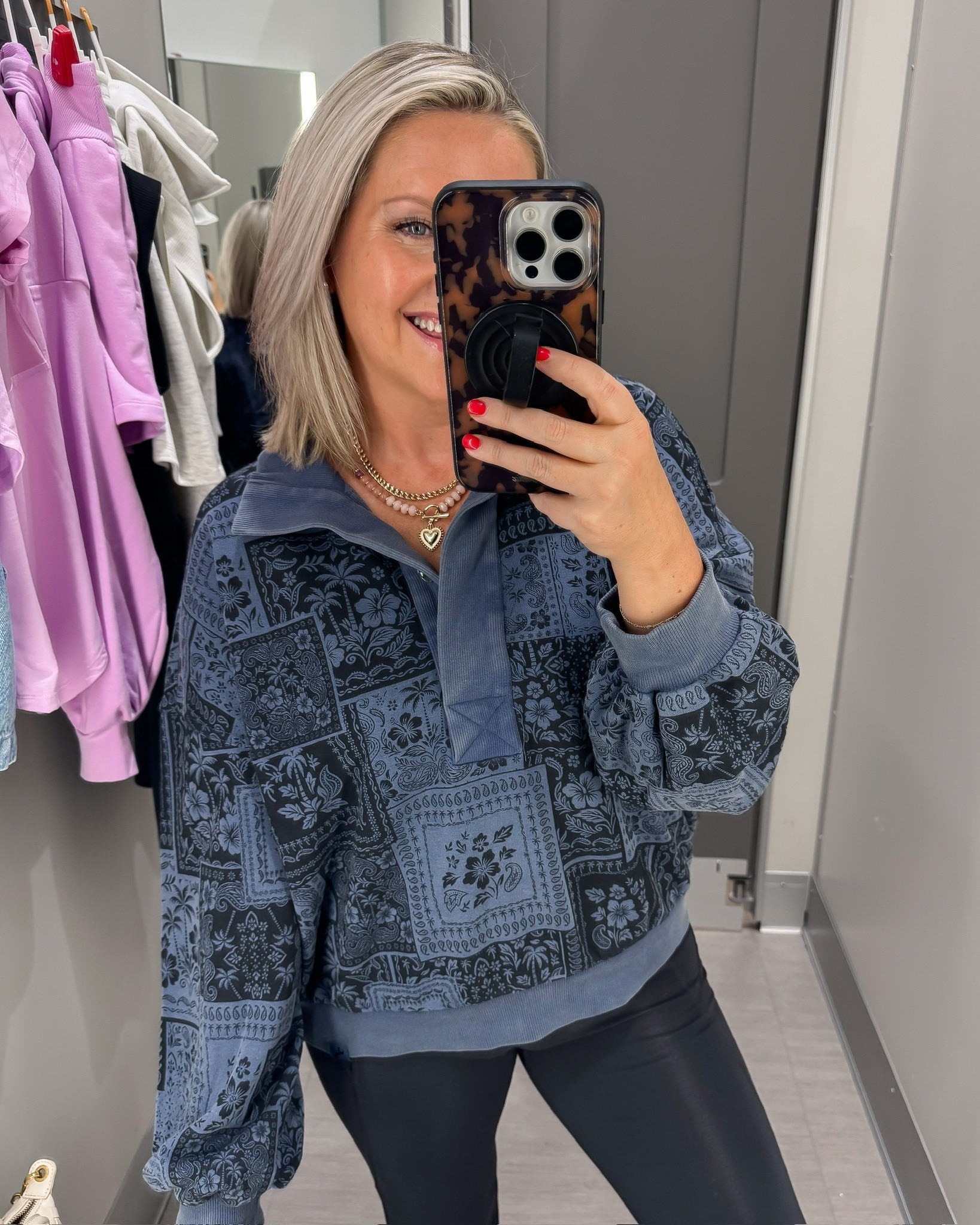 I can see why this pullover became a bestseller! The bandana inspired print makes it so much more interesting than a basic sweatshirt, and the relaxed shape gives you plenty of room for layering as we head into cooler weather.

printed pullover, bestseller, casual fall outfit, bandana print, fall layers, casual style, everyday outfit, fall fashion, comfortable top, lovelylifestyling

#LTKootd #LTKSeasonal #LTKTravel